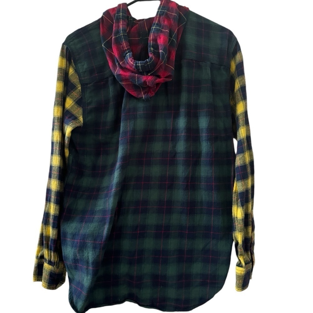 PacSun Men’s Medium Flannel multicolored hoodie - Picture 4 of 7